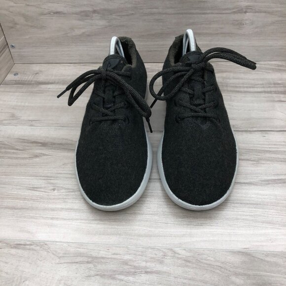 Allbirds Sneakers Mens 9 Black Merino Wool Runners Lace Up Shoes main image 7